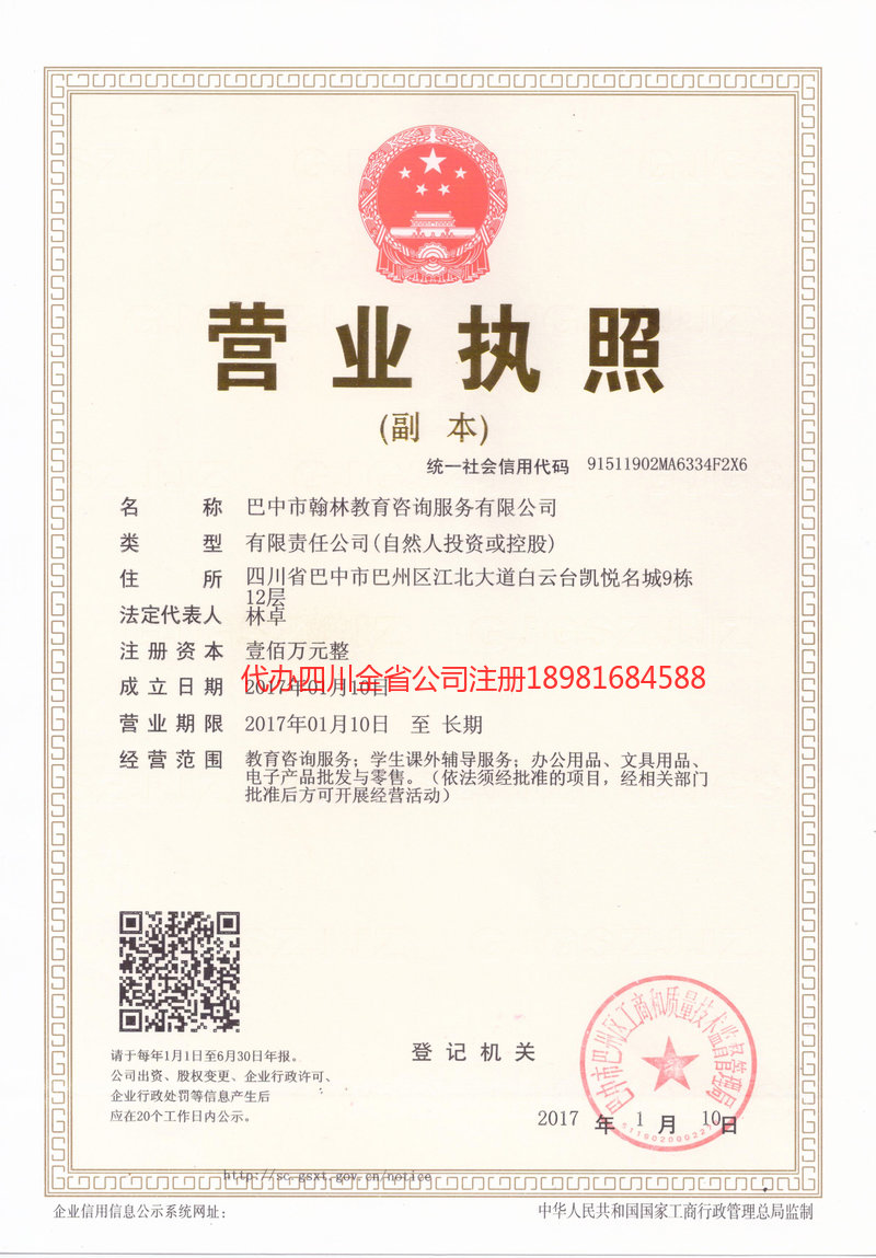 上海上海翰林教育咨询服务有限公司